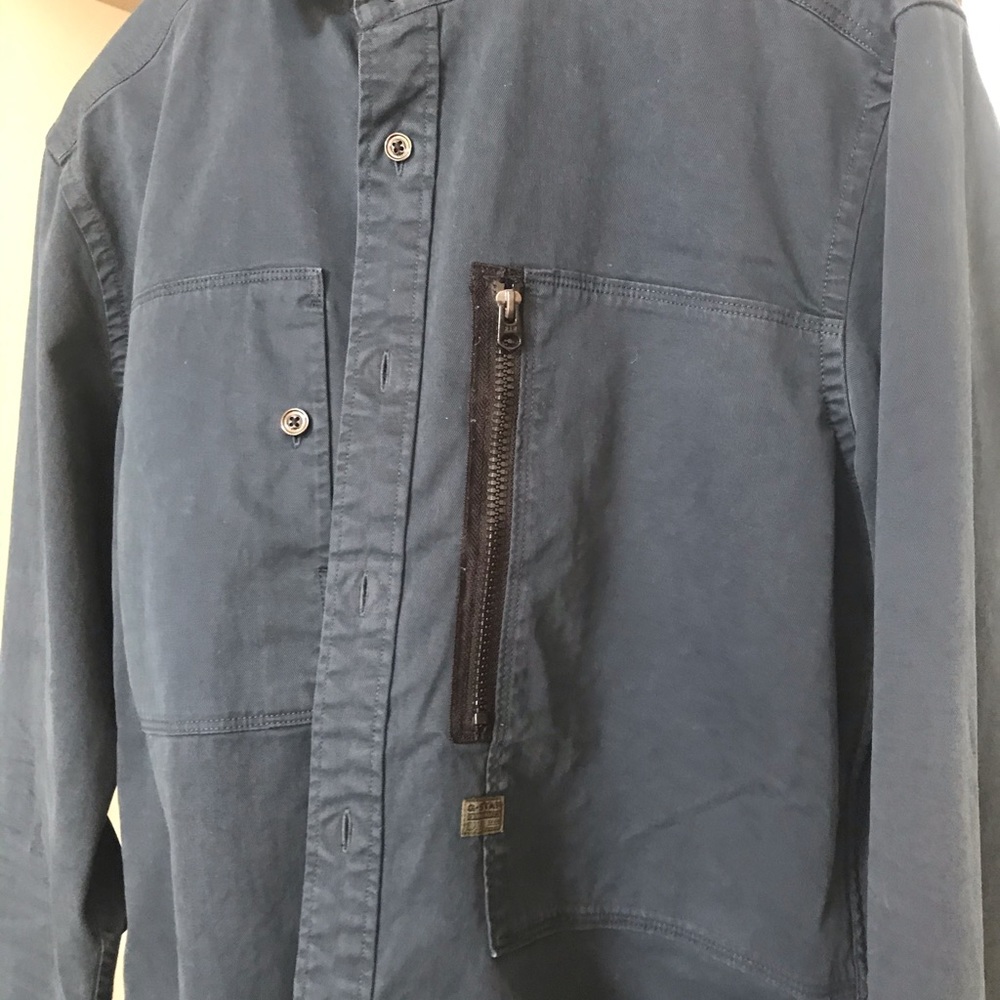 G Star Blue shirt. Worn once for event.